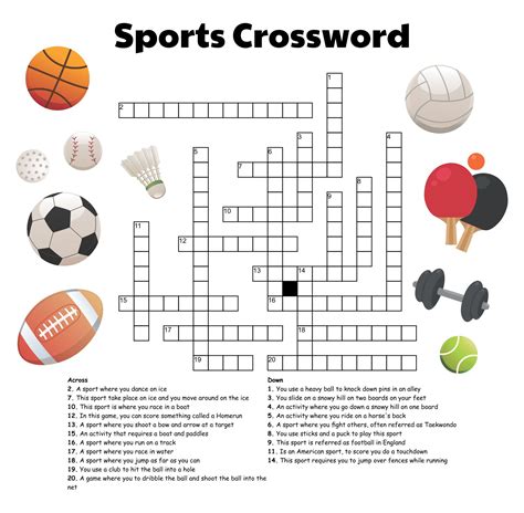 athletic crossword clue